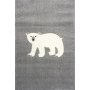 Kinder Teppich Eisbär - Grau 120x180cm von Scandicliving