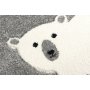 Kinder Teppich Eisbär - Grau 120x180cm von Scandicliving