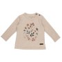 Baby Shirt langarm Beige - Spring Flowers von Little Dutch