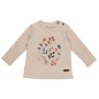 Baby Shirt langarm Beige - Spring Flowers von Little Dutch 68