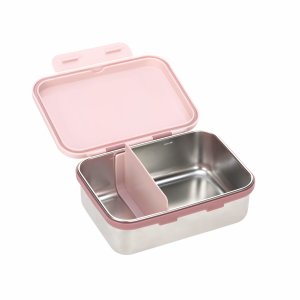 Edelstahl Brotdose - Rosa Tipi von Lässig