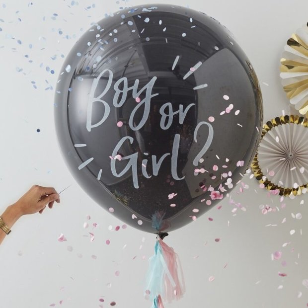XL Gender Reveal Luftballon Boy or Girl? von Ginger Ray
