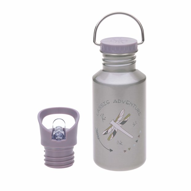 Edelstahl Trinkflasche 2 Aufsätze Adventure Libelle 500 ml von Lässig