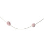 Baumwoll Girlande Pompon - Rosa Candy Necklace 500cm von Lorena Canals