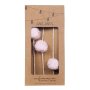Baumwoll Girlande Pompon - Rosa Candy Necklace 500cm von Lorena Canals