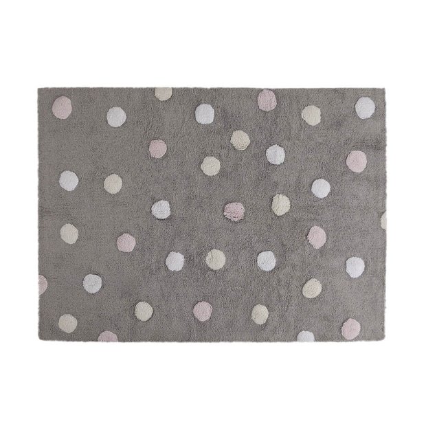 Waschbarer Teppich Punkte - Bunt 120x160cm von Lorena Canals