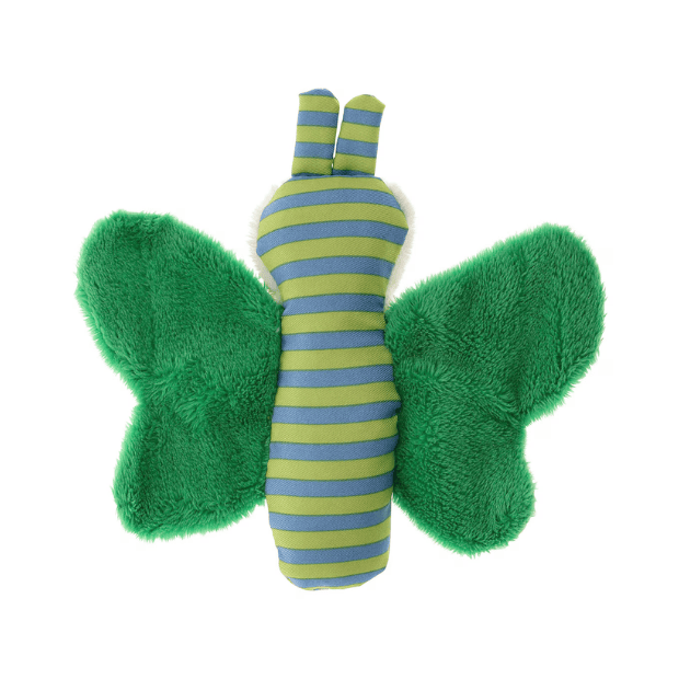 Raschel Schmetterling grün