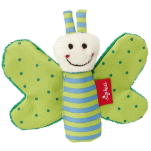 Raschel Schmetterling grün