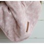 Babydecke - Lily Leaves Pink 110 x140cm von Little Dutch