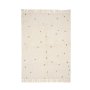 Waschbarer Teppich Punkte - Natur Olive 170x120cm von Little Dutch