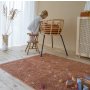 Waschbarer Teppich Punkte - Pure Rost 170x120cm von Little Dutch