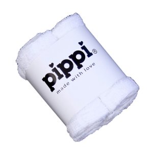 Bio-Waschlappen 4er-Pack Weiss von Pippi