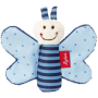 Baby Raschel Schmetterling blau