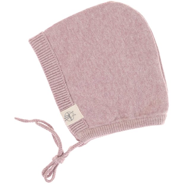 Baumwolle Seide Babymütze rosa von Lässig