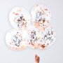 5 Oh Baby! Rose Gold Confetti Ballons von Ginger Ray