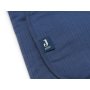 Einschlagdecke Babyschale Basic Stripes Ohren - Jeans Blue von Jollein