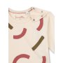 Sanetta Pure GOTS Shirt Streifen himbeer-braun-natur 86