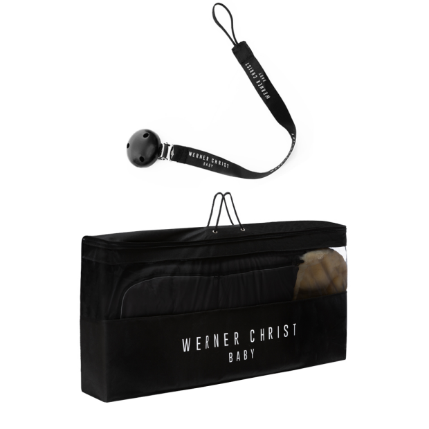 Christ AROSA Luxe Lammfell Fußsack schwarz