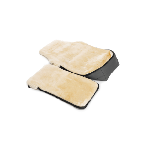 Christ AROSA Luxe Lammfell Fußsack schwarz