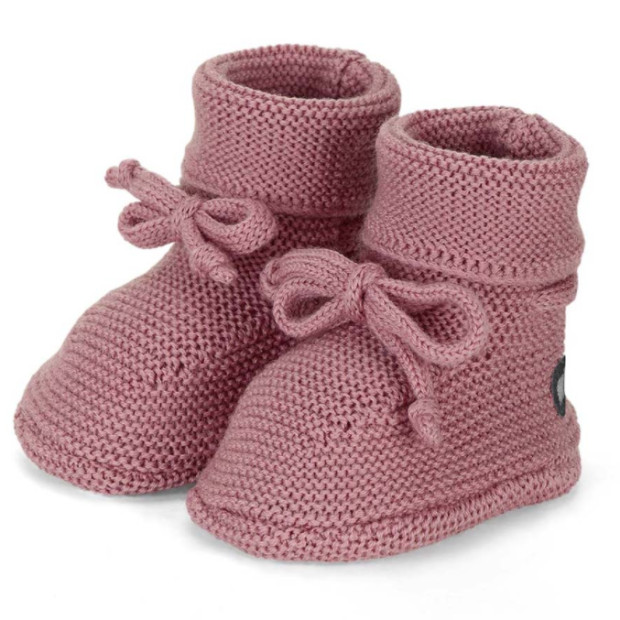 Baby Strick-Schuhe Merinowolle rosa von Sterntaler 13 / 14
