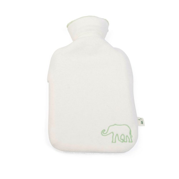 Naturkautschuk-Wärmflasche mit Bio-Bezug, 0,8 Liter von Grünspecht