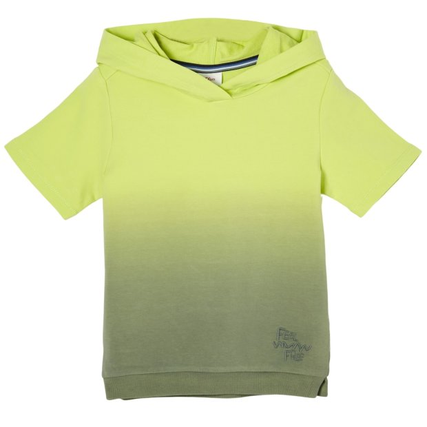 Sweatshirt kurzarm Farbe lime in der Größe 116/122 Material: H210 S.Oliver