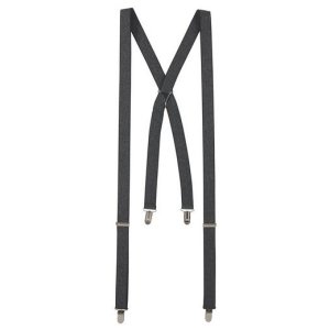 Kinder-Hosenträger anthrazit uni glatt 128-146  von...