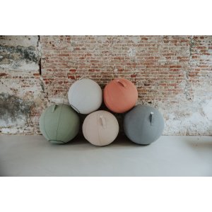 VLUV BOL VEGA Kunstleder-Sitzball Cement Ø 60-65cm