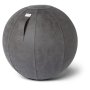 VLUV BOL VEGA Kunstleder-Sitzball Dark Grey Ø 60-65cm
