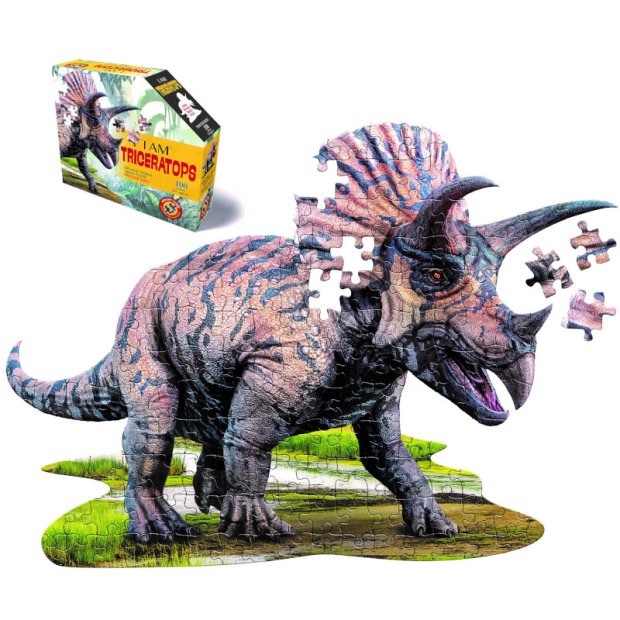 Konturpuzzle Jr. Triceratops 100 XL Teile von MaDD CaPP