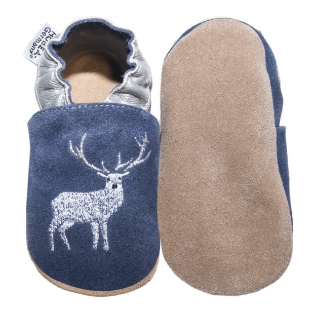 Krabbelschuhe - Hirsch von HOBEA
