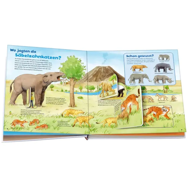 Kinderbuch WAS IST WAS Junior Band 30 Dinosaurier und Tiere der Urzeit von Tessloff