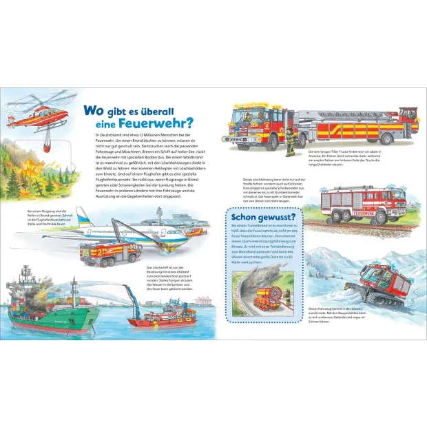 Kinderbuch WAS IST WAS Junior Band 4 Feuerwehr von Tessloff