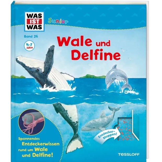 Kinderbuch WAS IST WAS Junior Band 26 Wale und Delfine von Tessloff