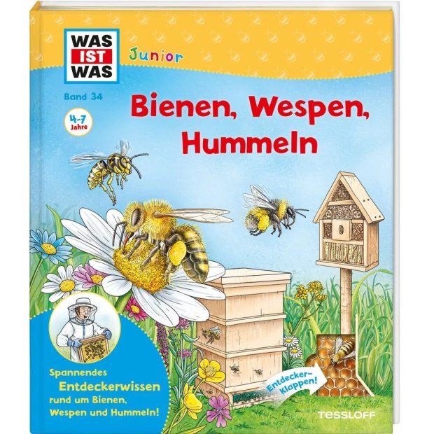 Kinderbuch WAS IST WAS Junior Band 34 Bienen, Wespen, Hummeln von Tessloff