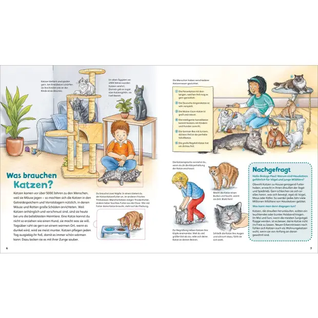 Kinderbuch WAS IST WAS Junior Meine liebsten Haustiere von Tessloff