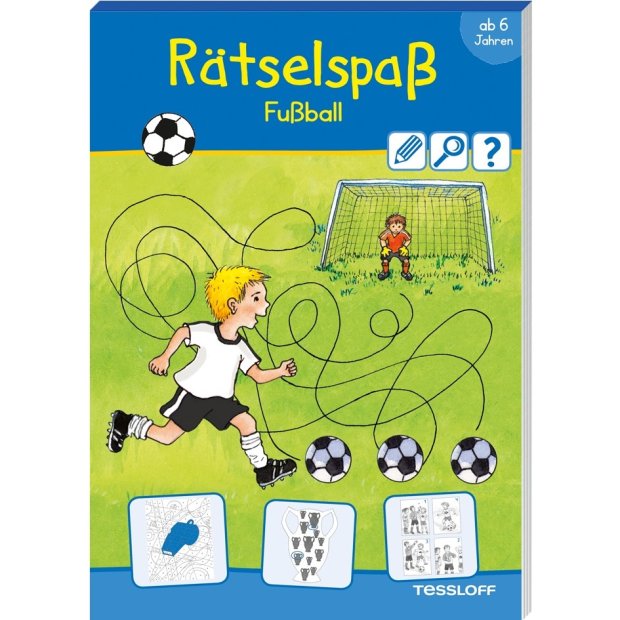 Kinderbuch Rätselspaß Fußball. Ab 6 Jahren von Tessloff
