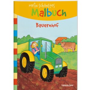 Kinderbuch Mein schönstes Malbuch. Bauernhof von...