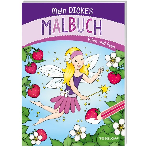 Kinderbuch Mein dickes Malbuch. Elfen und Feen von Tessloff