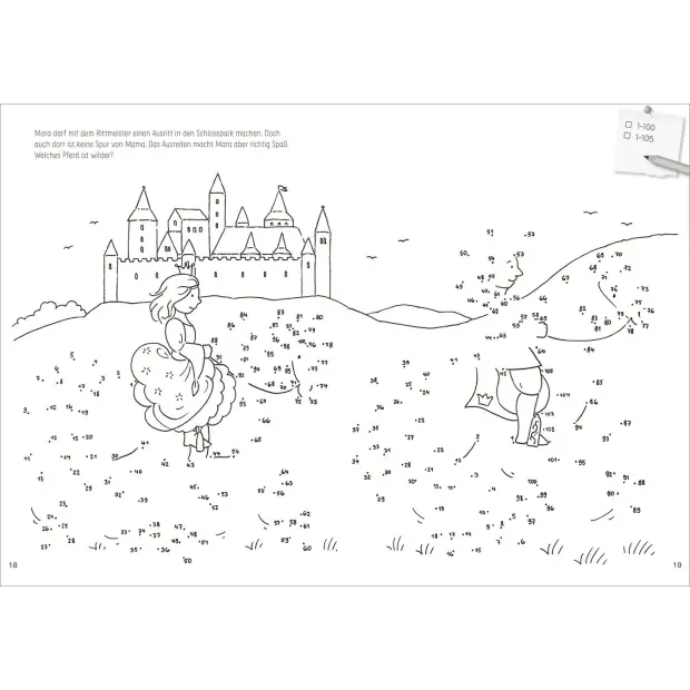 Kinderbuch Von Punkt zu Punkt Prinzessin von Tessloff