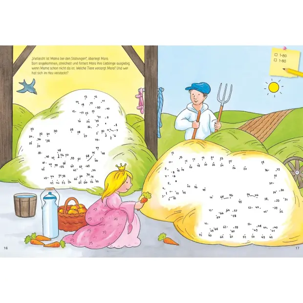 Kinderbuch Von Punkt zu Punkt Prinzessin von Tessloff