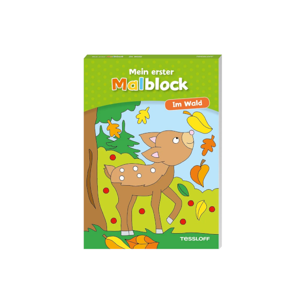 Kinderbuch Mein erster Malblock Im Wald von Tessloff