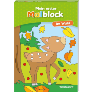 Kinderbuch Mein erster Malblock Im Wald von Tessloff