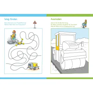 Kinderbuch Malen und Rätseln für...