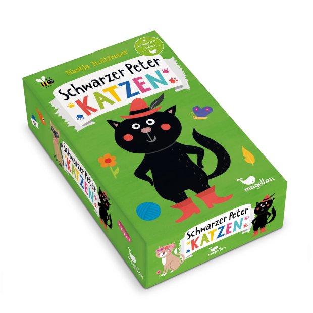 Kinder-Spielkarten Schwarzer Peter Katzen von Magellan