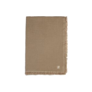 Musselin Decke Fransen 75 x 100 cm Biscuit von Jollein