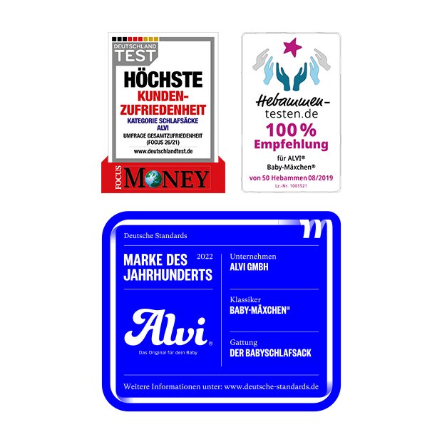 Alvi Baby-Mäxchen 3-teilig Schäfchen Beige 80 / 86