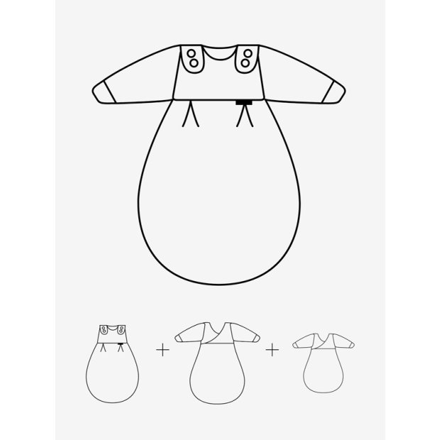 Alvi Baby-Mäxchen 3-teilig Schäfchen Beige 80 / 86