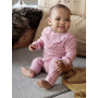Minymo Babyhose Rüsche Blumen Altrosa