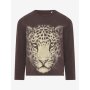 Minymo Kinder-Shirt Leopard Braun